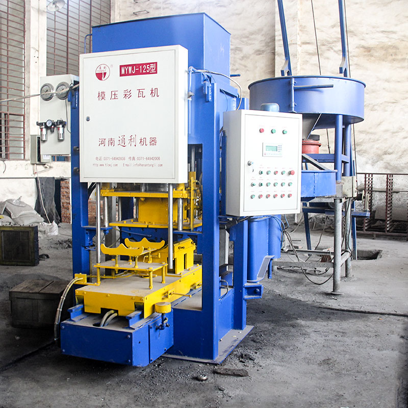 模壓式水泥彩瓦機(jī)用途，工藝流程